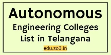 autonomous colleges in telangana eamcet