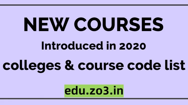 new btech courses branches eamcet