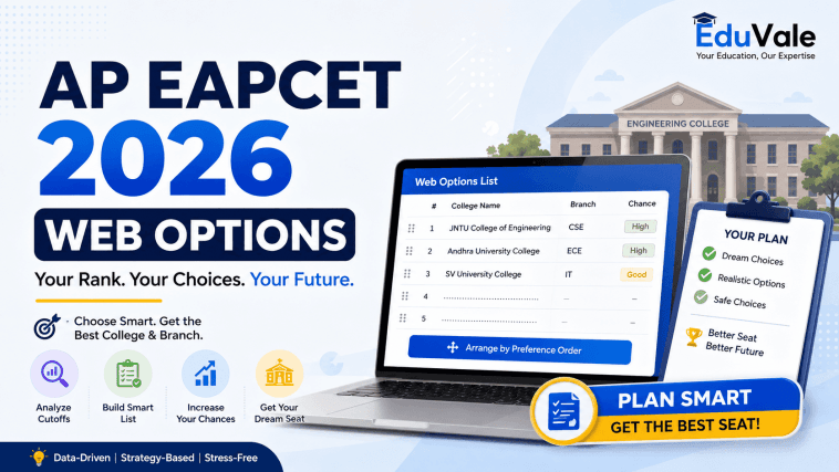 AP EAPCET WEB OPTIONS GUIDE